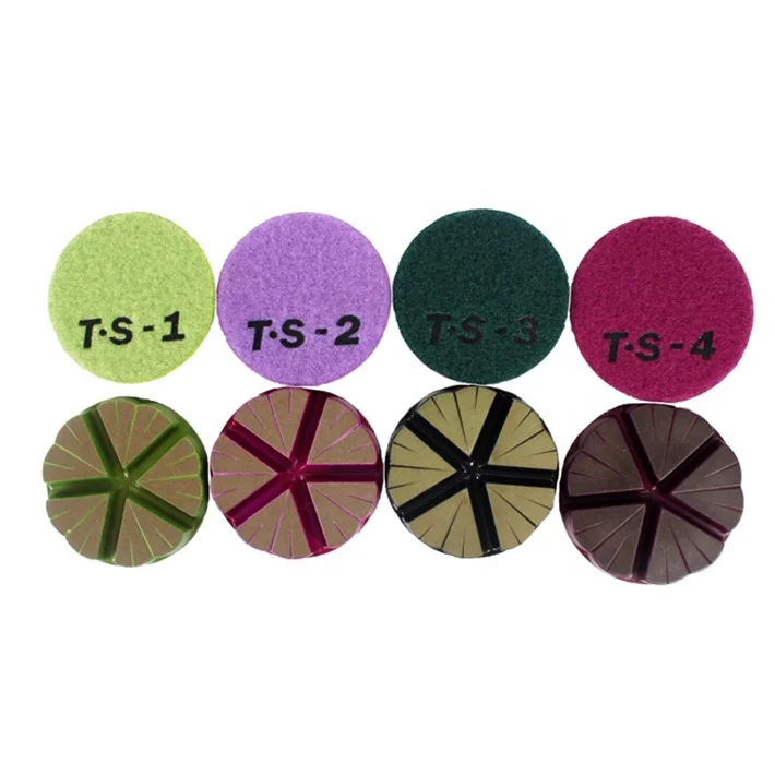 high reputation manufacturer ceramic transitional floor polishing pads for dry polishing to remove scratches 2024
