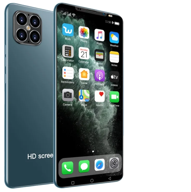 IP12pro24 + 48mp 5 ядро Двойная сим карта 8G + 128G дешевый смартфон 5,1 дюймов андроид 10 мобильных смартфонов в коробке
