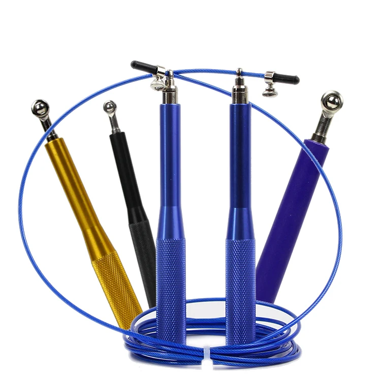 Cheap durable adjustable Aluminum handle Fitness skipping jump rope