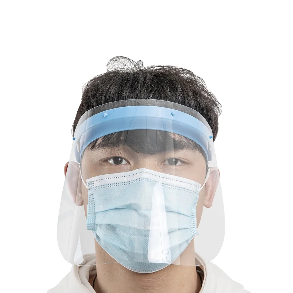 Optimal Comfort and Full Face Protection with Our Disposable Face Shield Featuring Anti Fog Soft Foam Padding