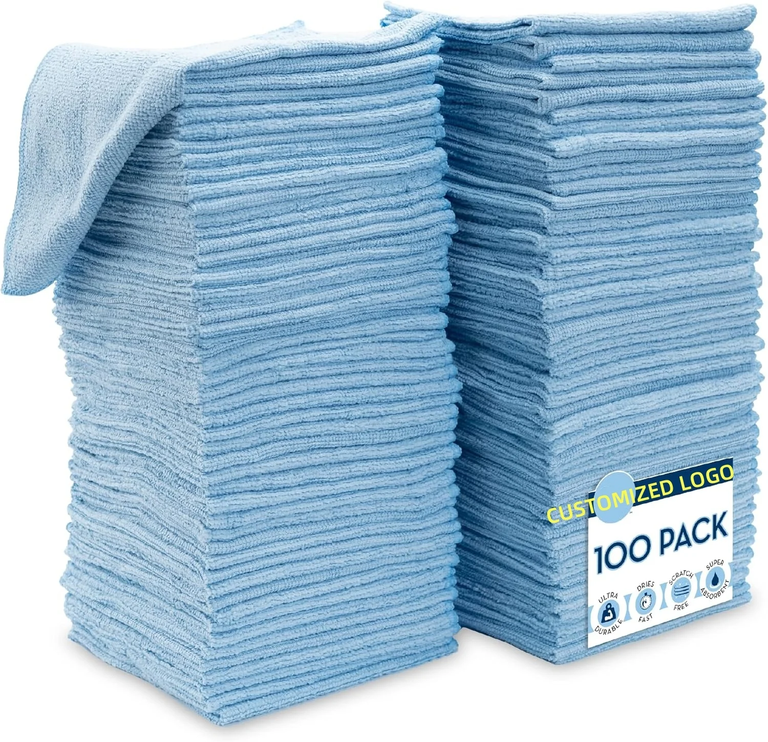 Factory selling Custom Logo Print  Kitchen Furniture Floor cleaning rags Glass Wiping Cloth cleaner microfiber screen
