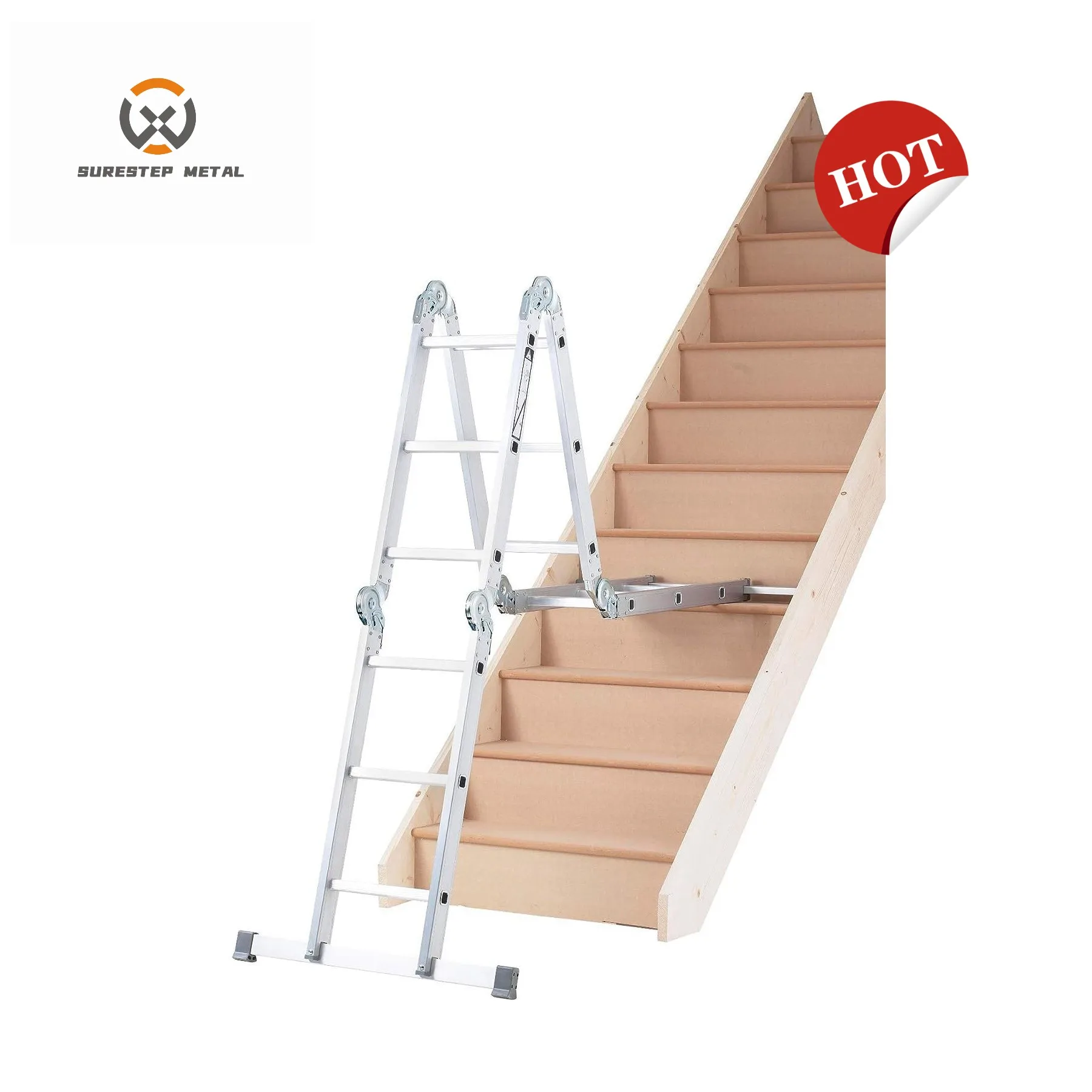 Factory Lightweight Folding Step Ladder Ladder Multipurpose Ladder En131