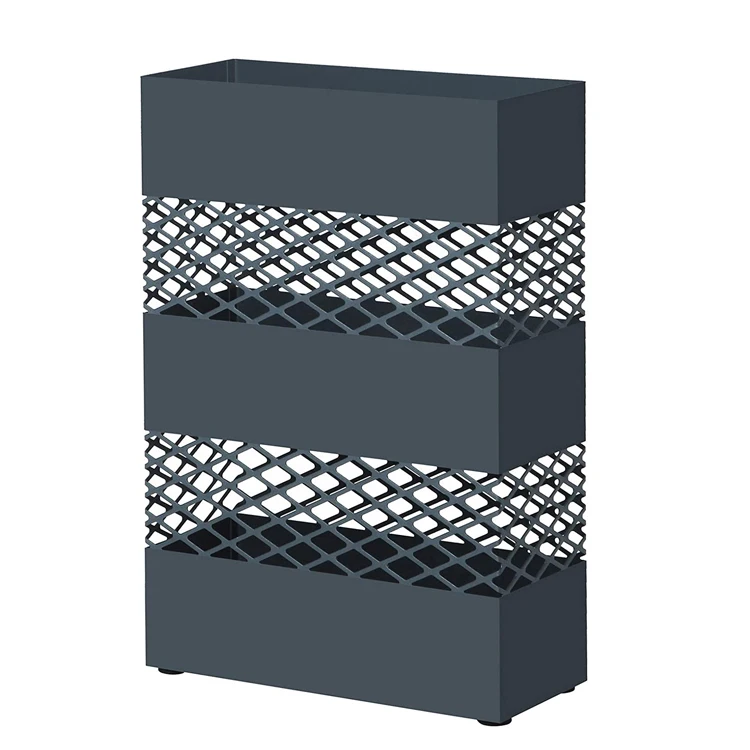Modern Metal umbrella stands Rectangular Umbrella Holder Rack for office decoration