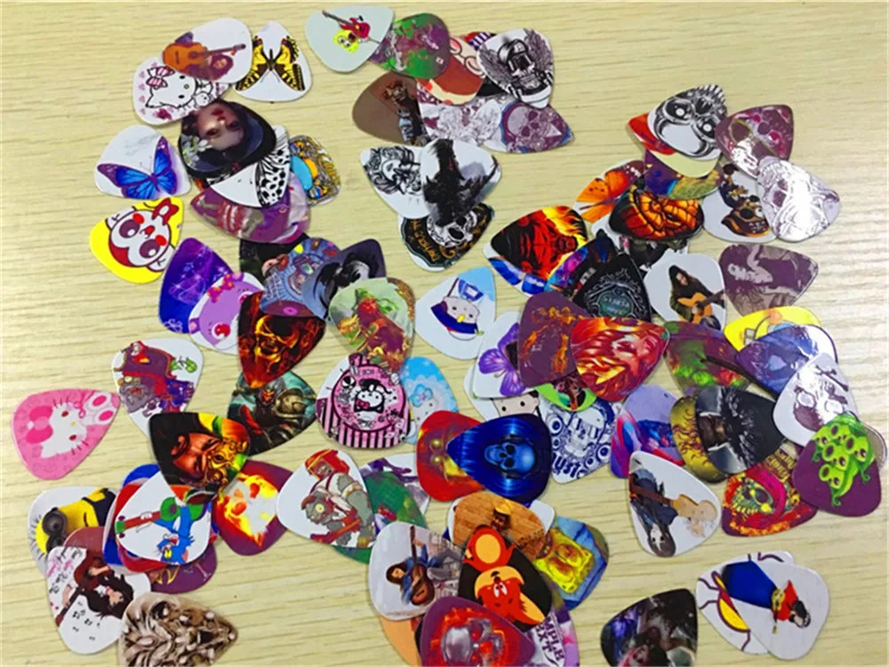 Wholesales plectrum guitar pick colorful Celluloid 0.46mm thickness guitar pick