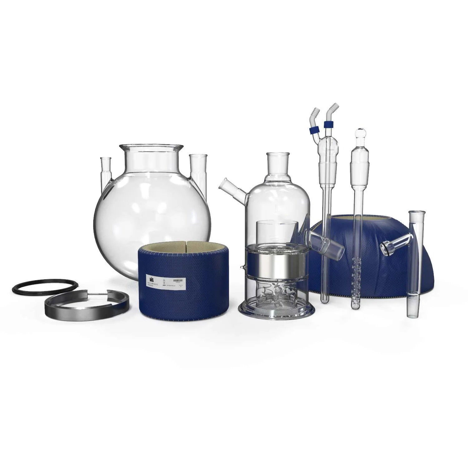 htking custom high quality lab 2L 5L 10L 20L short path distillation head