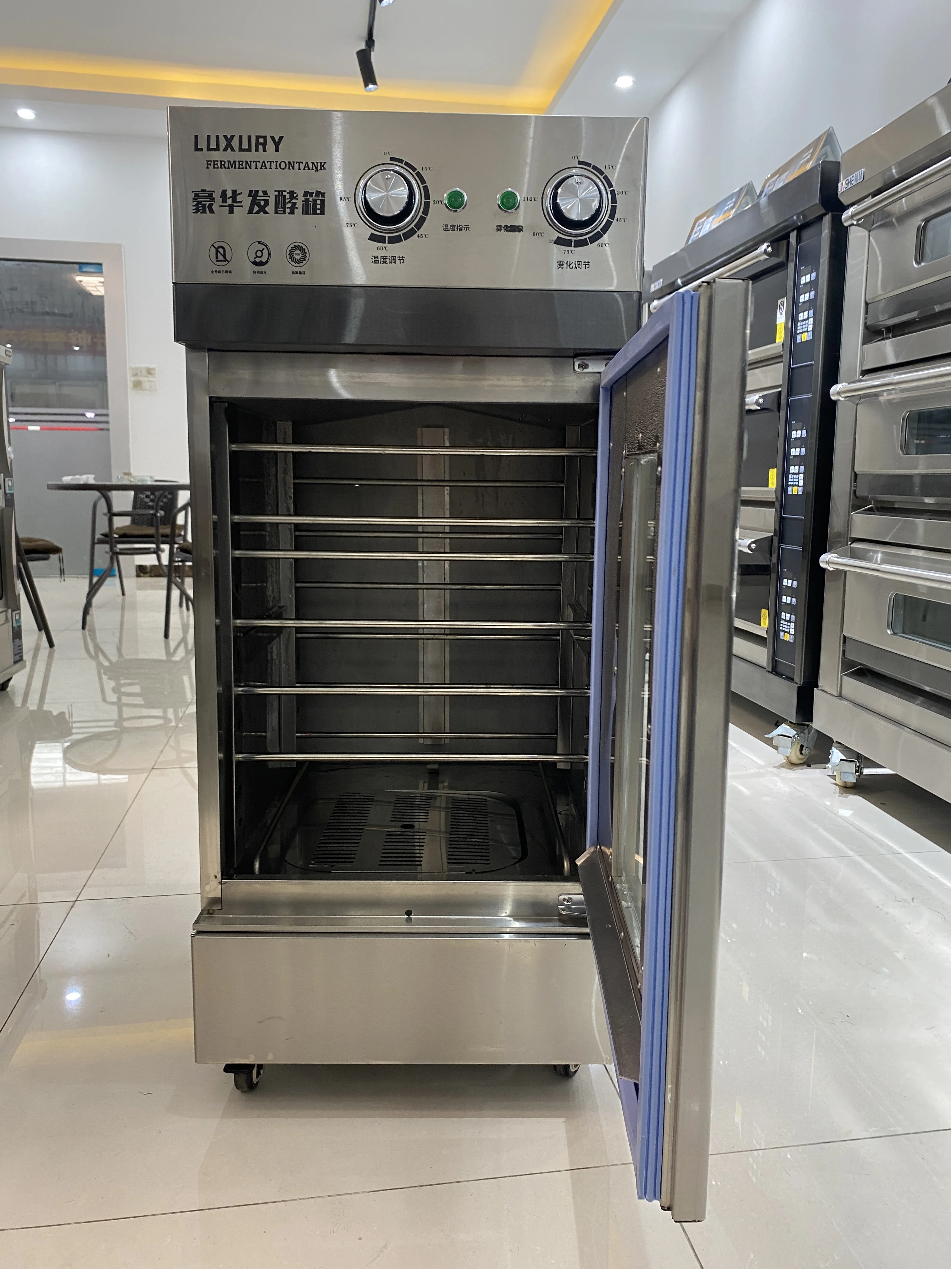 Professional Commercial Single Door Bakery Bread Pizza Proofer Kitchen Equipment Dough Proofer  RHP-6M