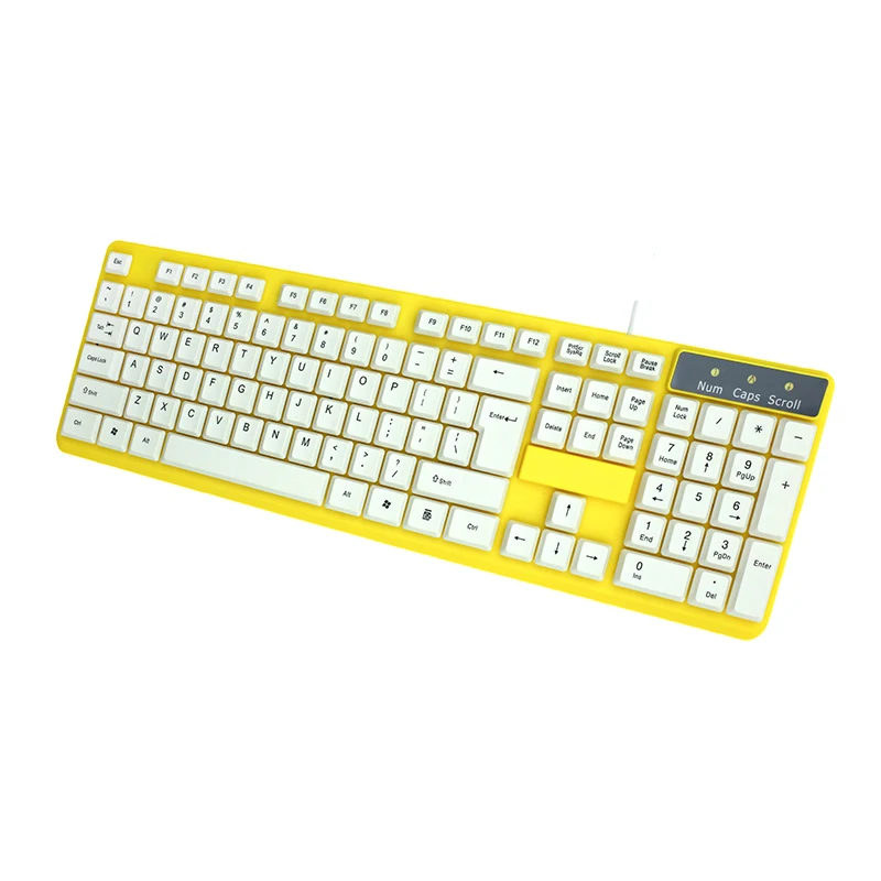 Factory Wholesaler Price 104 keys OEM keyboard full size Portuguese Russian  Arabic French Desktop laptop office keyboard