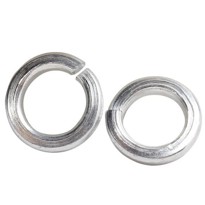 M3 M6 M8 ASTM B7 B7M A325 A307 Grade 2 5 Steel Zinc Plated Heavy Normal Light Type Single Coil Split Lock Spring Washer DIN127