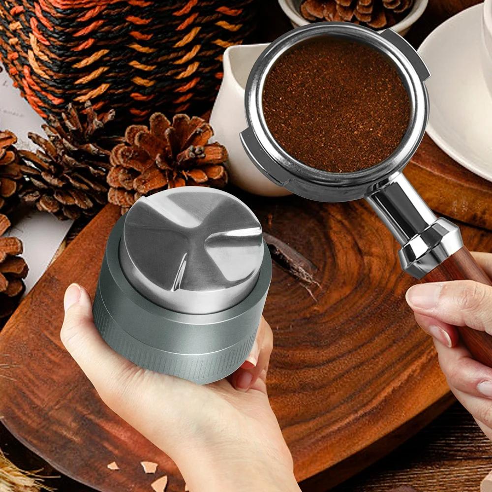 Arriart 58mm Coffee Distributor & Hand Tamper Dual Head Coffee Leveler for 58mm Breville Portafilter