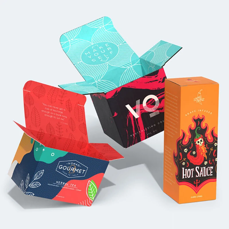 Wholesale Rigid Paper Perfume Packaging Cosmetic Box Custom Print Luxury Cardboard Cosmetic Perfume Box