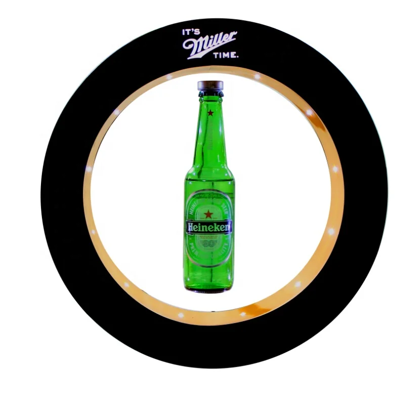 Магнитная подставка для флакона с подсветкой, акриловая подставка для флакона с подсветкой