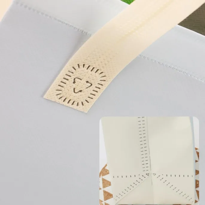 Heat Sealing Customized Logo Coated Waterproof Non-Woven Food Drink Coffee Milk Tea Takeaway Delivery Bag