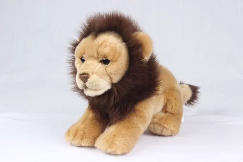 Custom Cartoon Stuffed Soft Brown Best Made Animal Plush Lion Toys For Baby