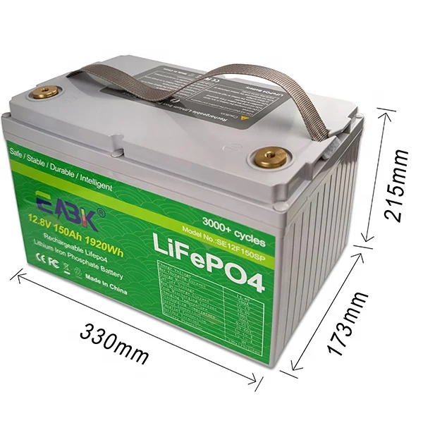 Over Charge Protection Custom Discharge Current Deep Cycle Lifepo4 Battery 100ah 150ah 12v