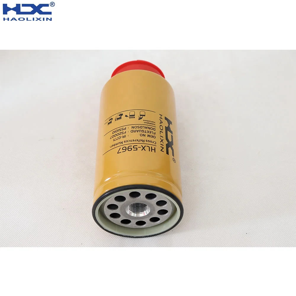 Запасные части двигателя P550900 P551010 FS20007 1R-0771 1R0771 326-1643 3261643 топливный сепаратор воды Spin-on фильтры