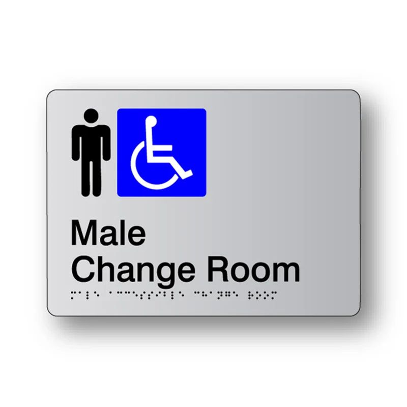 aluminium brass stainless steel hotel room number braille signs plate