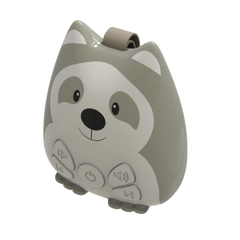 New Rechargeable Raccoon White Noise Machine Baby with Night Light White Pink Noise for Sleeping