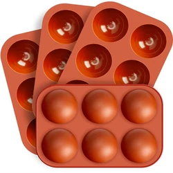 6 holes Half Sphere Medium Semi Sphere Silicone Baking Molds half sphere silicone mold