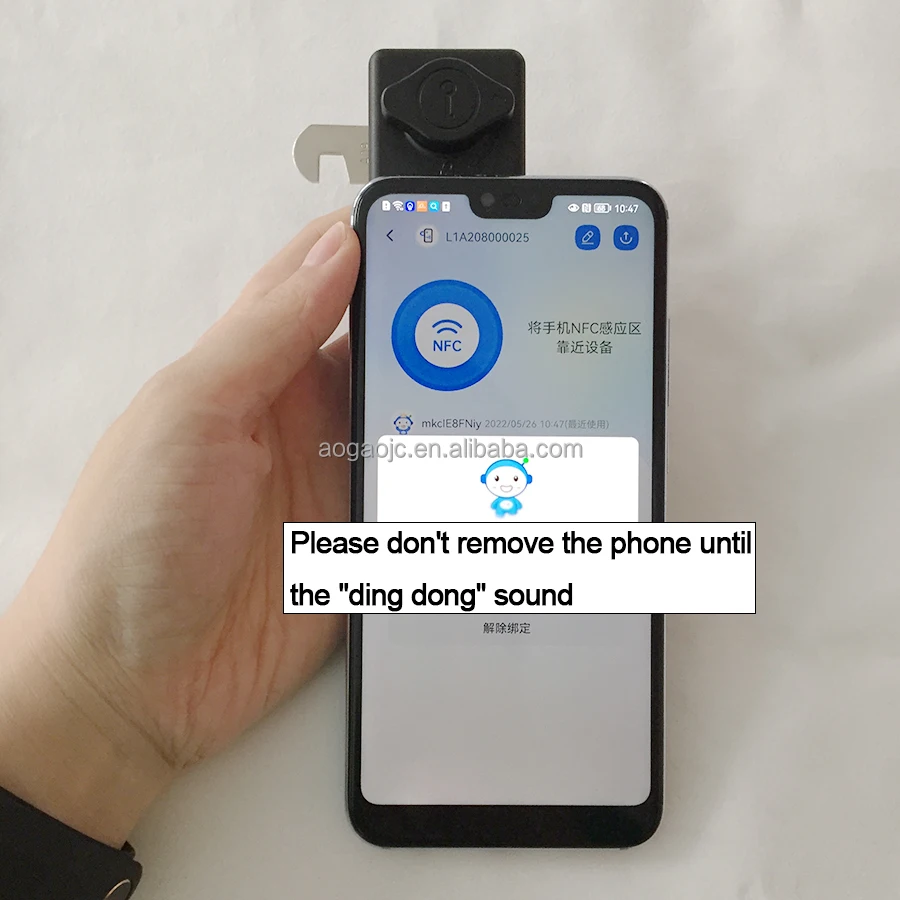 New Design Mobile Key Lock Wireless Electronic Locker Cabinet Lock NFC