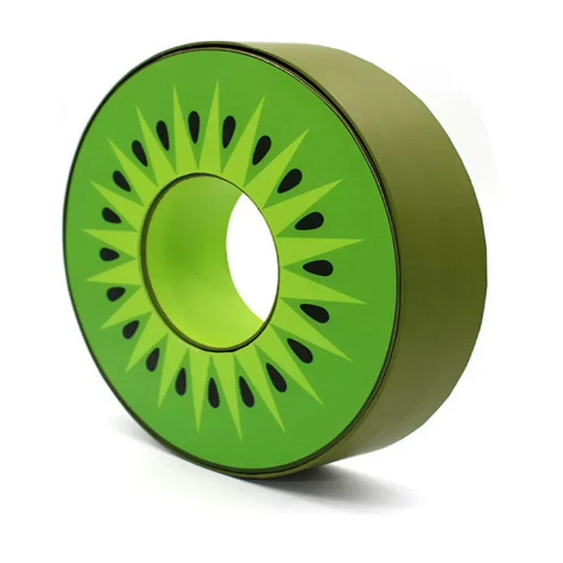 Custom Printed Cylinder Packaging Chocolate Candy Macaron Truffle Green Round Box With Lid