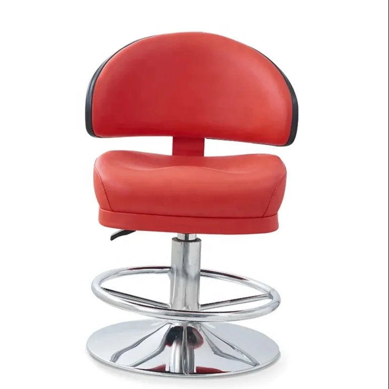 Modern Design Adjustable Height Swivel Slot Machine Chair Red Waterproof Leather Gambling Chair
