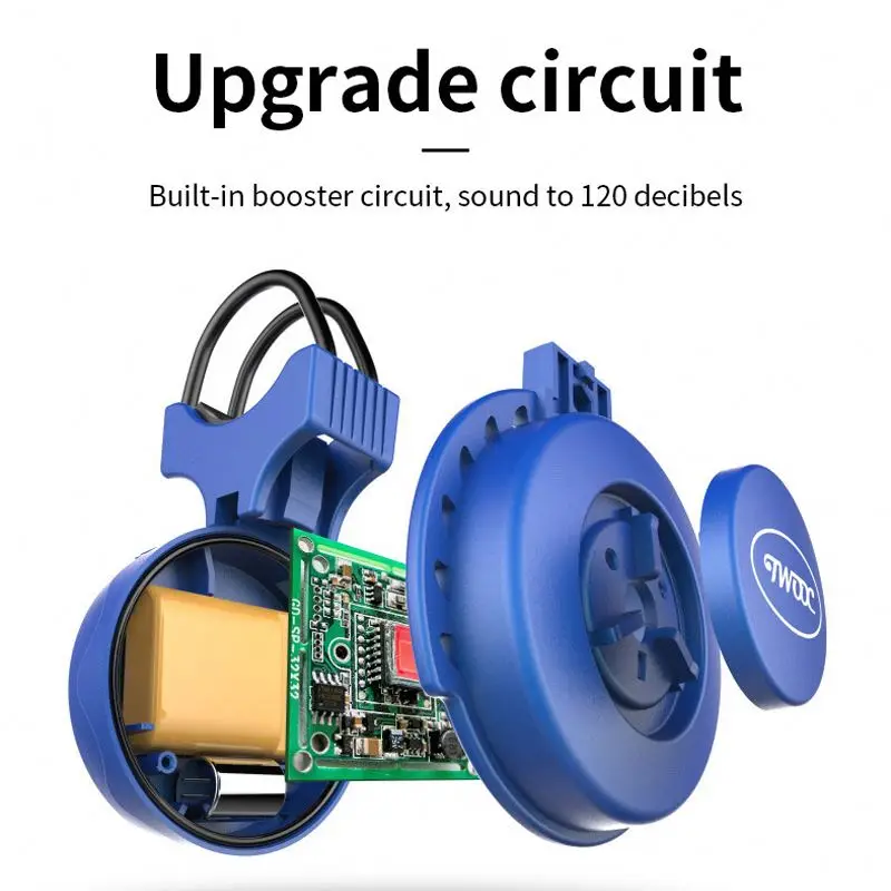 120Db Waterproof Electric Horn Mountain Bike/Road High Quality Aluminum Alloy Bell Sale For Cycling Bicycle Mtb Bike Scooter