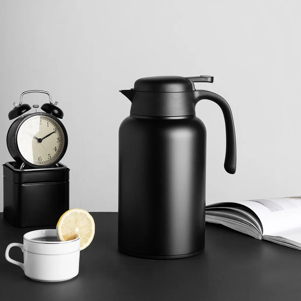 316 stainless steel vacuum thermos kettle 2.0L large capacity thermos bottle can be printed LOGO