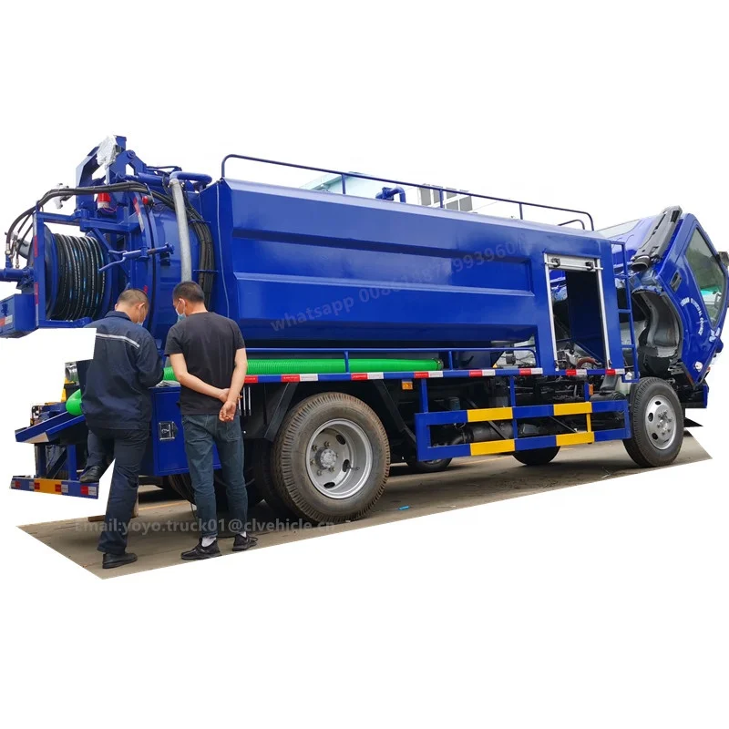Вакуумный насос 5000 л для дренажа грузовика для очистки сточных вод всасывающий грузовик для продажи (1600058823512)