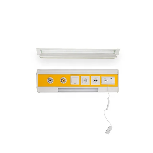 China Manufacturer Horizontal Console NTC200 Medical Bed Head Unit Bed Head Panel For Patient Room Hospital Gas Equipment