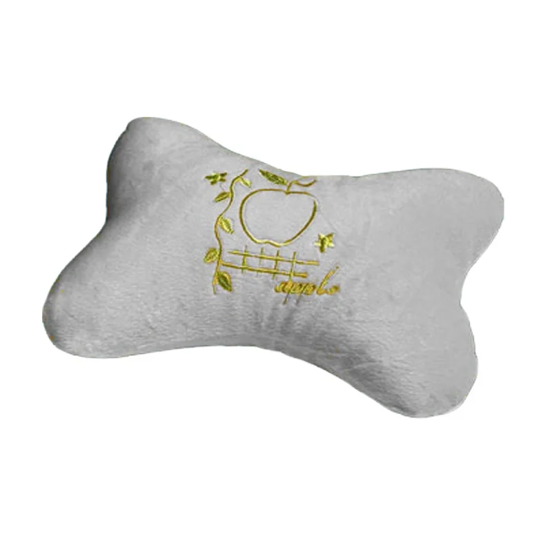 Soft Plush Neck Rest Headrest Pillow Car Headrest Bone Shape Head Pillow