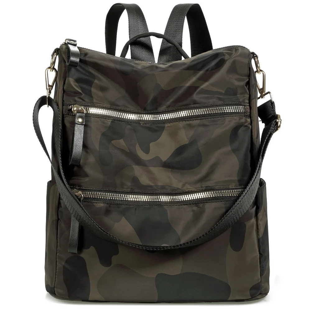 
Waterproof Nylon Women Backpack Purse Multipurpose School Travel Shoulder Bag 