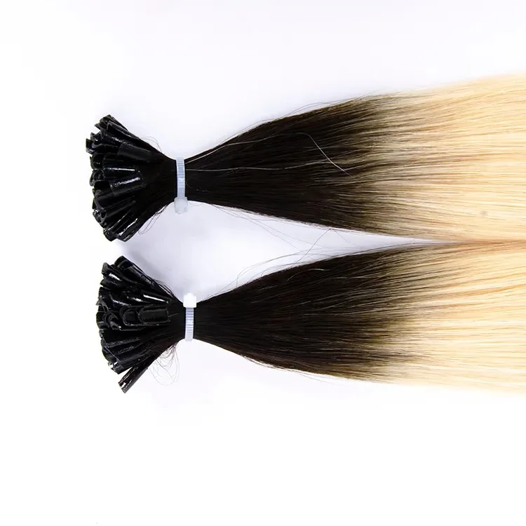 High Quality Factory  wholesale price Double Drawn Remy Human Hair I-Tip Salon quality hair extension