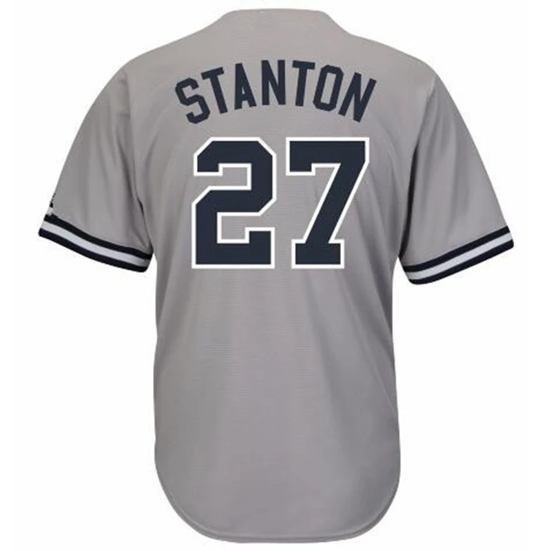 99 Аарон судьи 2 Дерек Джетер мужские вышитые логотипы бейсбольные Джерси