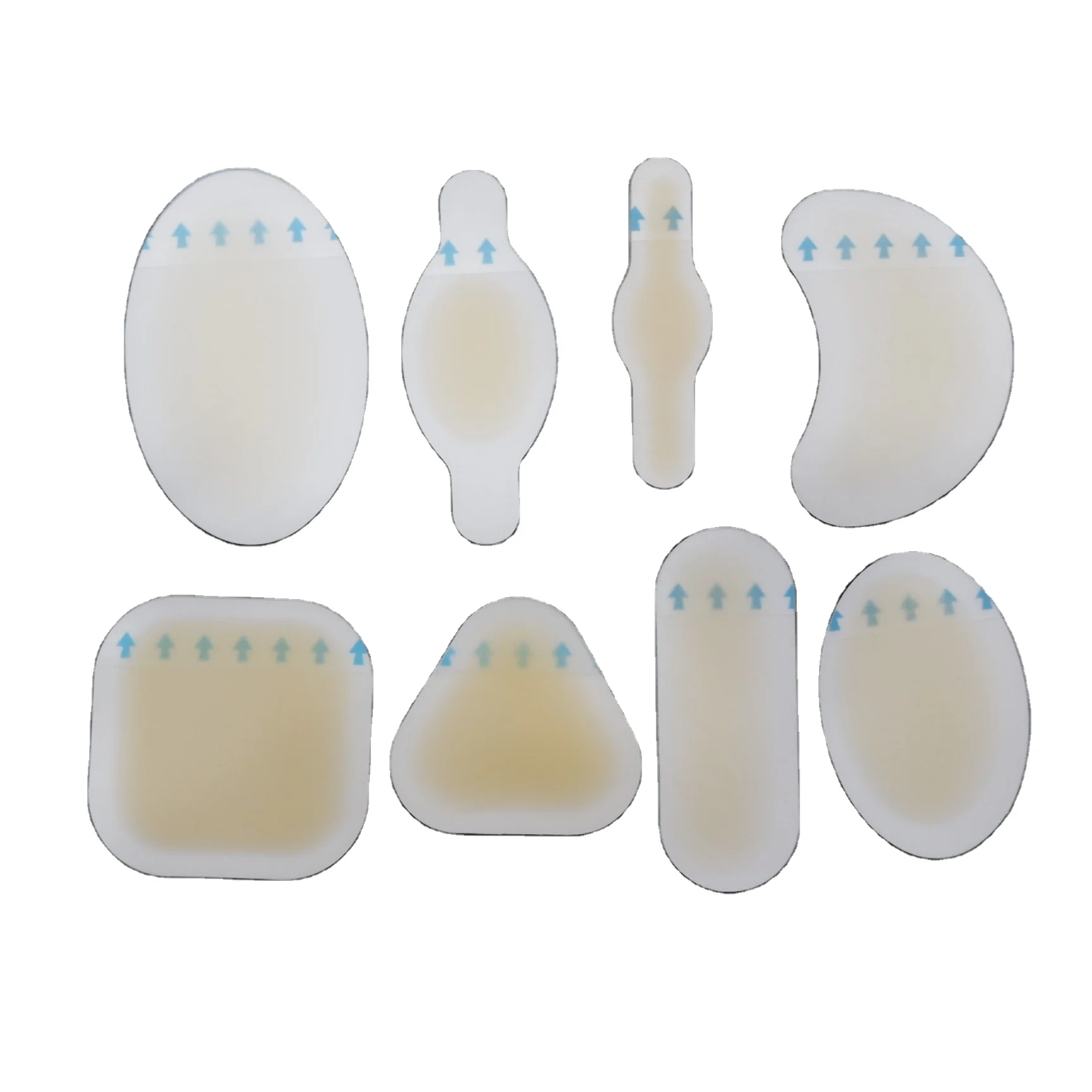 OEM Anti Blister Heel Pads Hydrocolloid Heel Protectors Heel Guards For Shoes