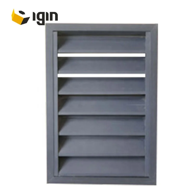 
High Quality Architectural Exterior Ventilation Aluminium Profile Facade Louvers 