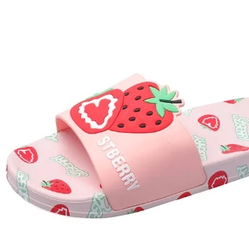 Корейский фрукты тапочки авокадо клубники футболки для родителей и детей, детские тапочки летние тапочки для детей
