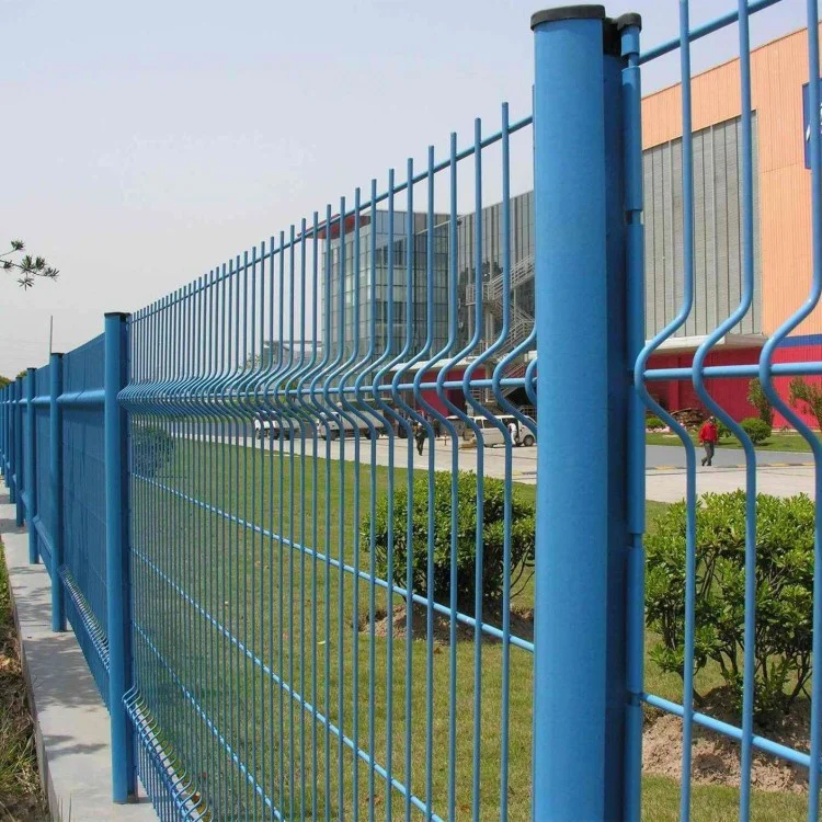 High quality pvc coated 3D curved welded wire mesh fence 3d welded galvanized fence panel