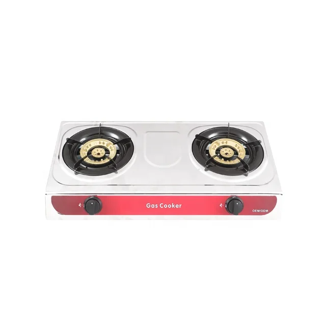 Двойная горелка, автоматическое зажигание, трендовые продукты, коммерческая синее пламя, лучшая газовая горелка