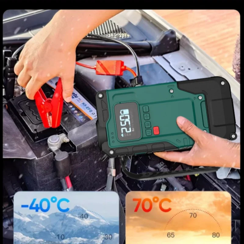 Hot sale Inflate pump Starter Power Bank All in One car jump starter air compressor with battery Automobile Car jump starter