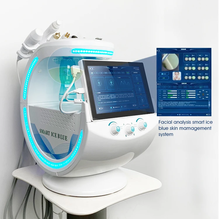 OFAN ice blue smart hydro jet hydro h2o2 facial / hydra aqua peeling facial profesional machine / hydra skin machine 2023