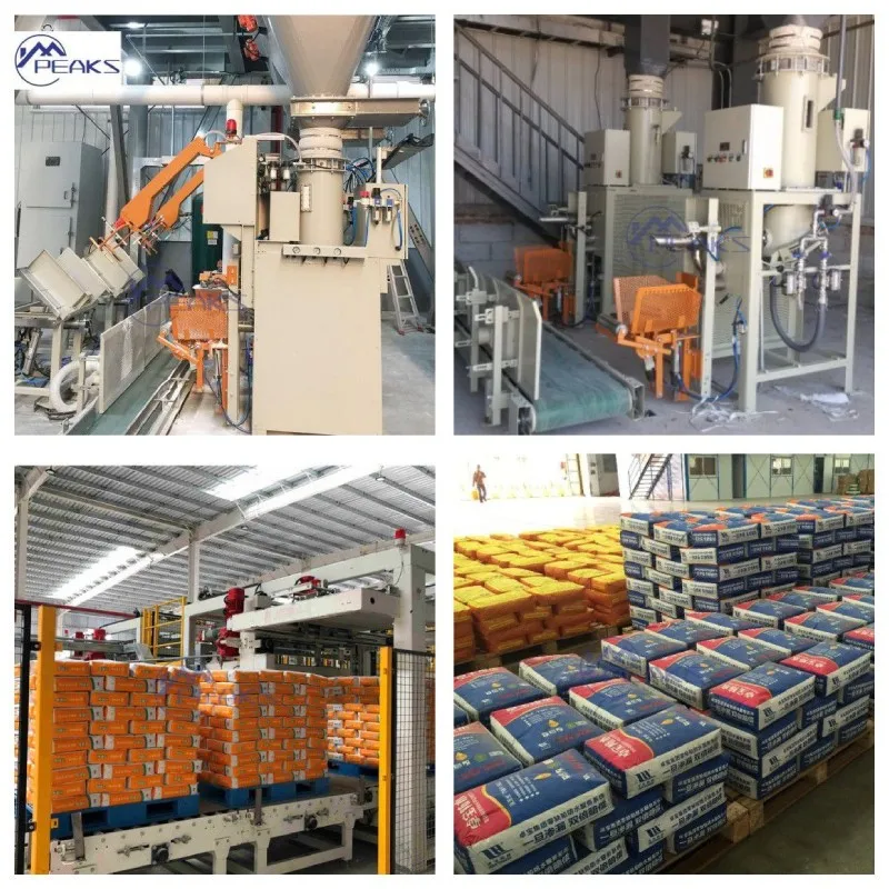 Semi Automatic Easy Operation 20kg 25kg 50kg Auger Feeding Lime Cement Putty Powder Fertilizer Valve Bag Filling Packing Machine