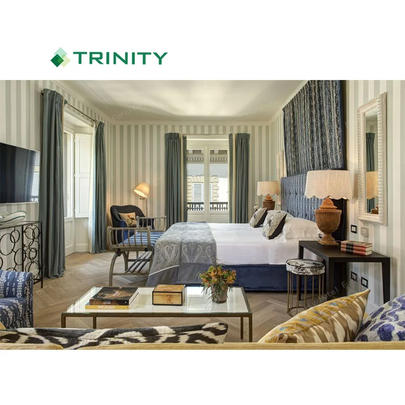Индивидуальные роскошный 5 звездочный отель King Size кроватью Номер Мебель для спальни наборы дизайн современные спальные гарнитуры