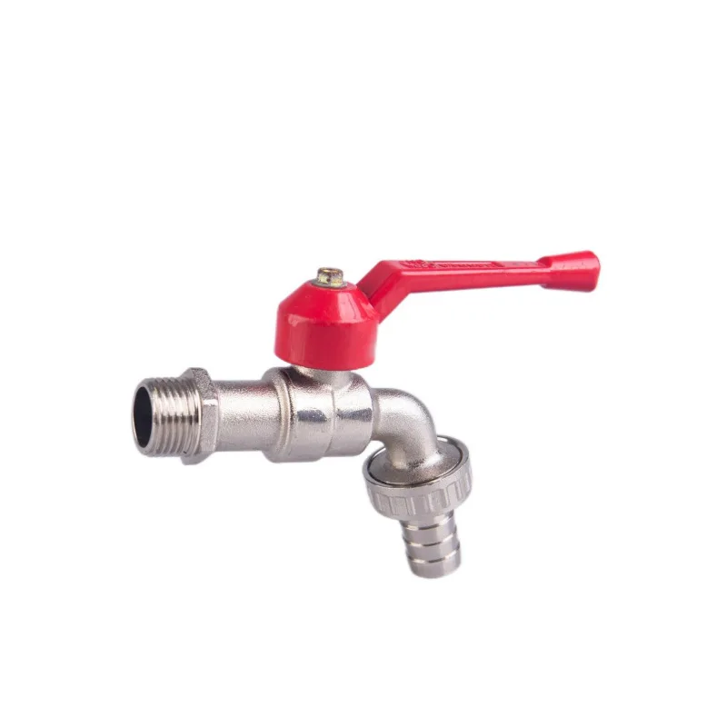 1/2 Inch  Brass Ball Bib Cocks Angle Valves for Washing Machine
