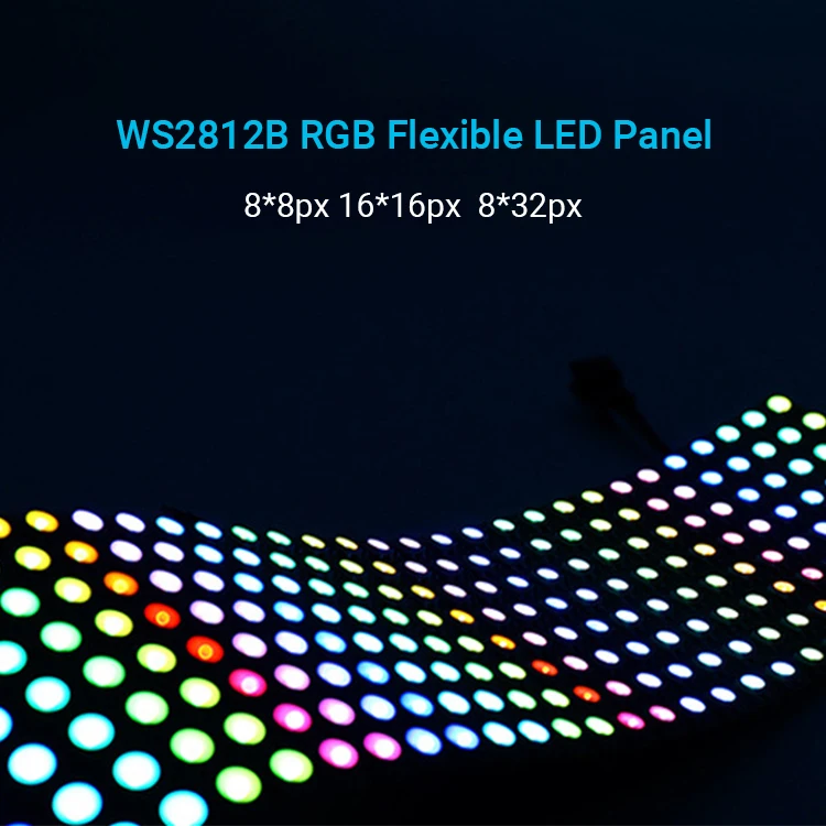 Pcba Manufacturing Circuit Board Ws2812b Matrix Addressable Led Flex Panel