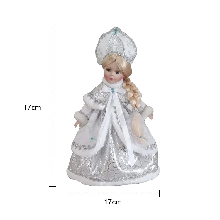 Home Decoration Gift Plastic Toy Doll Plush Toy Russian Princess Decoration