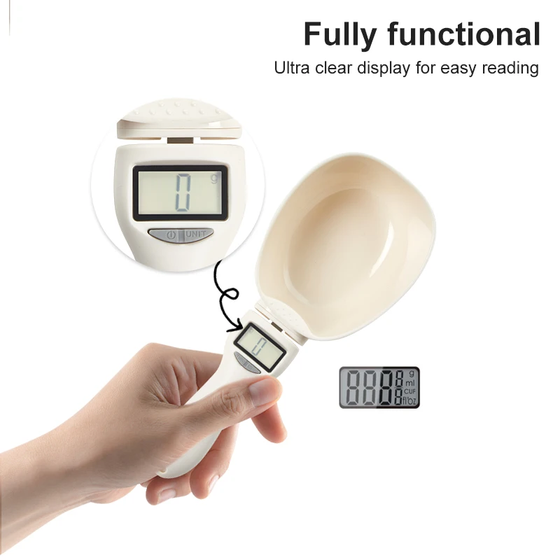 Wholesale 800g/0.1g Detachable Electronic Spoon Scale - Accurate Food Weighing Kitchen Scale with LCD Display