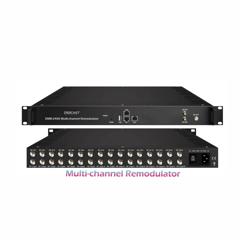 DMB-2416 DVB-C DVB-T/T2 кабель ТВ многоканальный тюнер ремодулятор