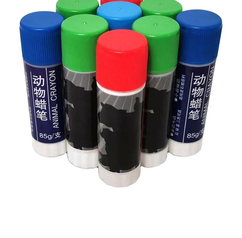 Animal crayon sign cattle sheep horse chicken duck goose pig animal On the body mark crayon