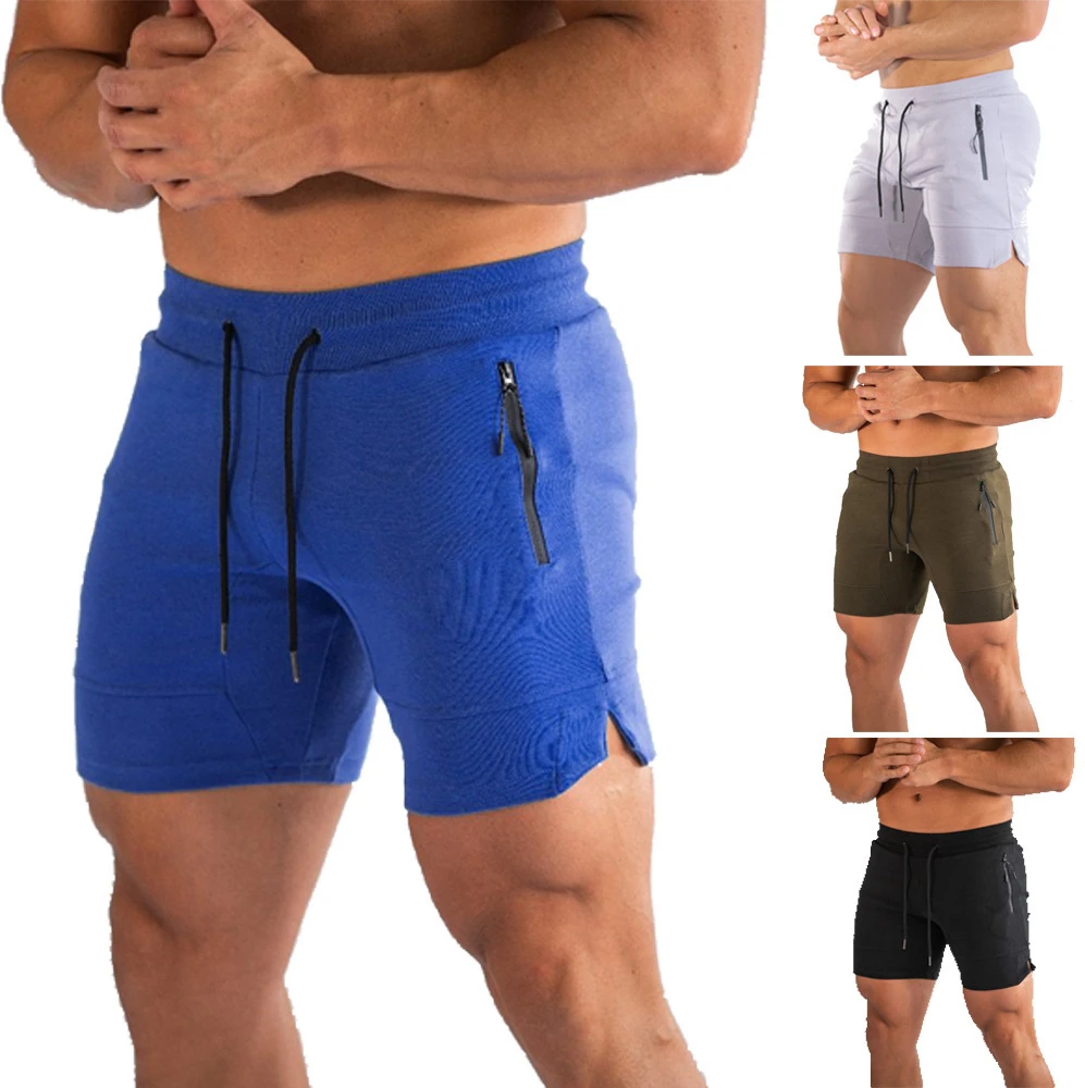 
Blue Casual Shorts High Shorts terylene Sports Shorts Men short 