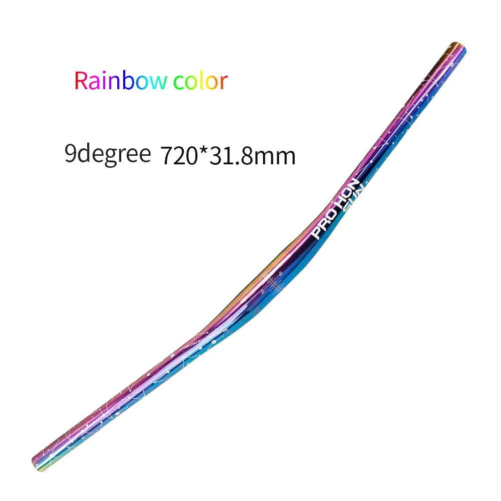 HONSUN bicycle handlebar Aluminum alloy ultralight handle bar 9 degree 720mm mountain road cycle handle bar grips bicycle parts